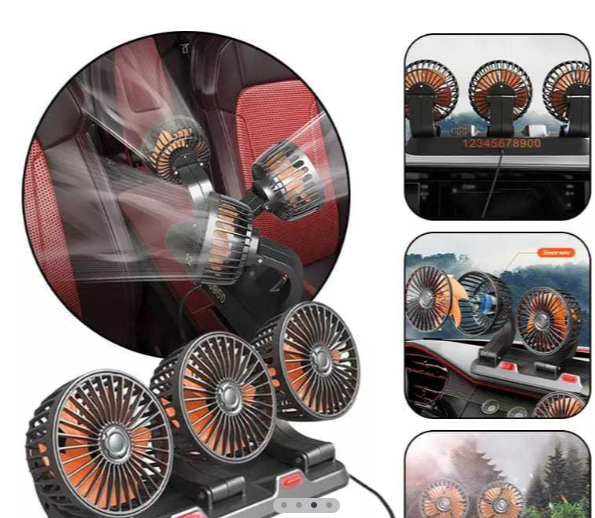 Miniatura 2 de VENTILADOR DE CARRO X 3